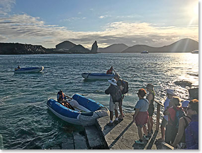 End of another satisfying day in Galapagos