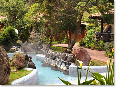 After a day hike, the team went back to our lodge – Termas Papallacta