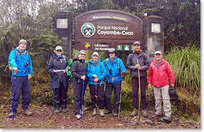 Hiking the Parque Nacional Cayambe-Coca