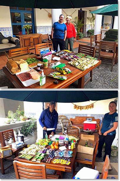 We start our days preparing our pack lunch