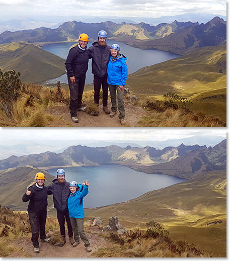 Kim, Nancy and Mike on the summit of Fuya-Fuya