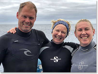 Spencer family all going snorkeling
