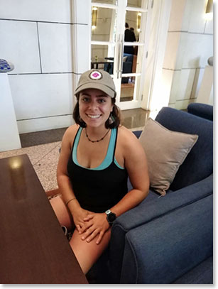 Rumour has it that Kara, who has been living in simpler guest houses and hotels during her months travelling, did not mind the Park Hyatt.