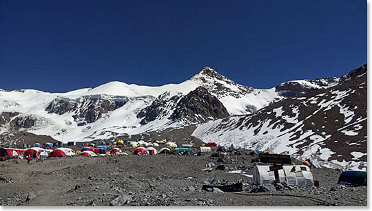 A stellar day at Base Camp, Plaza de Mulas