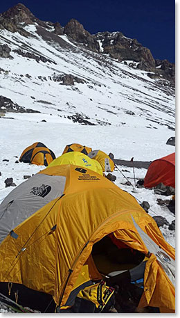 Good weather at Nido!  A great sign for continuing higher one stage at a time.