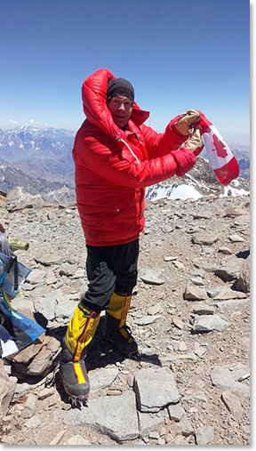 John on the summit!