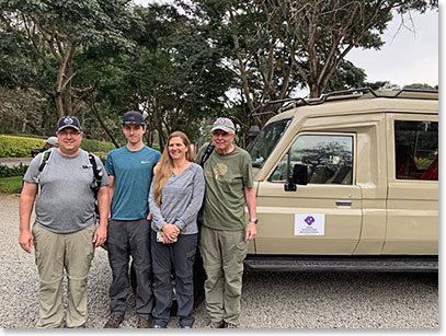 The Brown clean and ready to climb Kilimanjaro