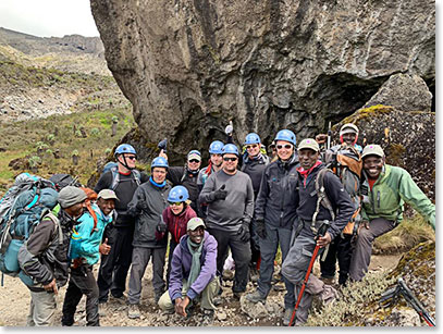 Starting the Barranco Wall