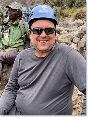 Ryan on top of Barranco Wall