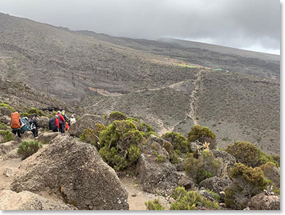 Walking toward Karanga