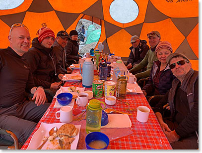 Lunch at Kosovo Camp