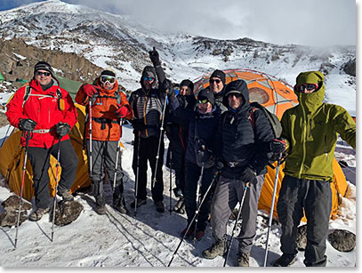 7am on the 17th. Off for the summit attempt
