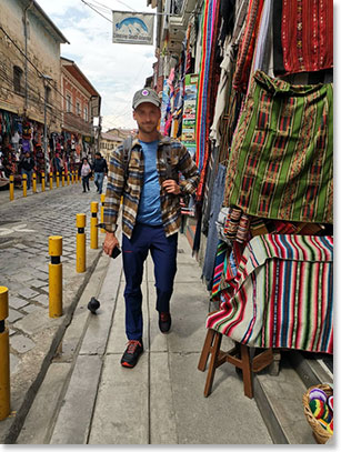 Sightseeing in la Calle de las Brujas, La Paz