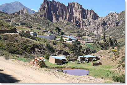 We passed by several villages