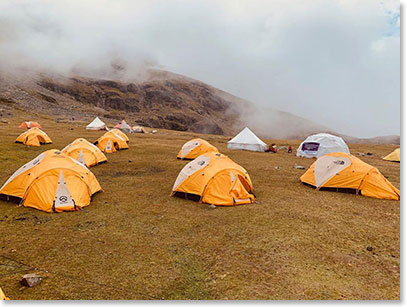 Illimani Base Camp