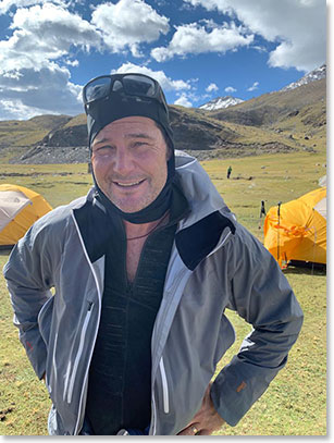 Long day for Tony – now back at base camp