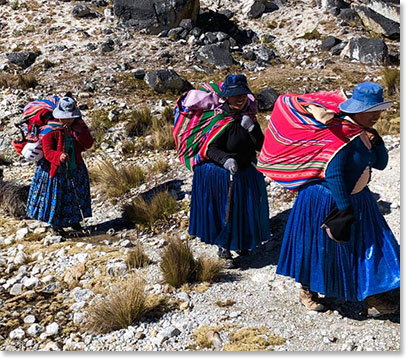 Locals along the trail