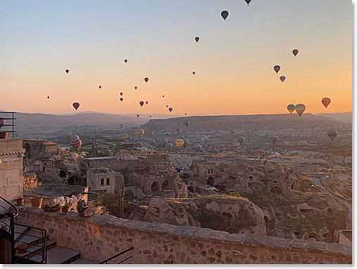 Arriving in Cappadocia