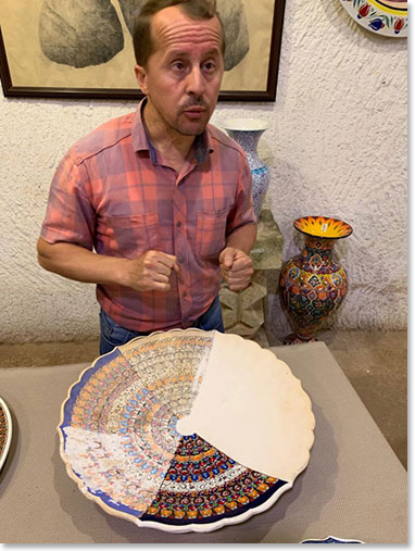 A pottery demonstration in Cappadocia