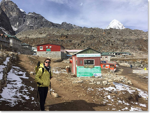 Leaving Lobuche towards Everest Base Camp