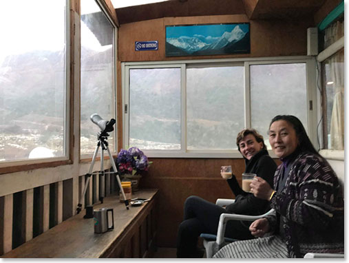 They will be great memories of sitting at the “Sky Room” watching the views from the lodge