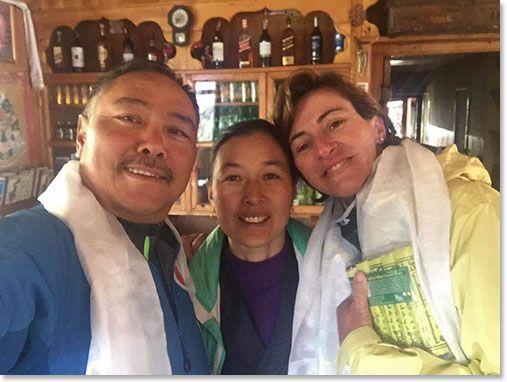 Temba, Yangzee and Adriana, great friends. 