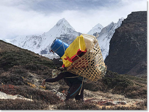 Porters carry amazing loads!