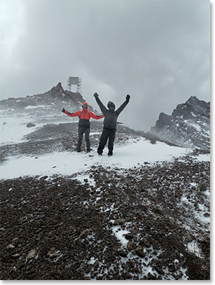 Mountain weather!