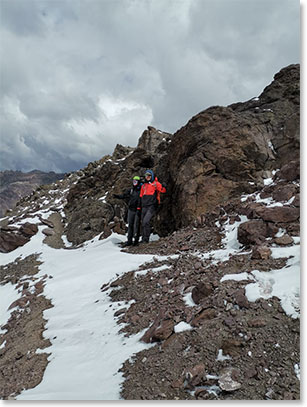 Taking a break over 4000 meters