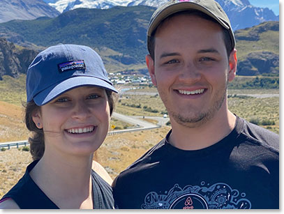 Rachel and Ryan in El Chalten