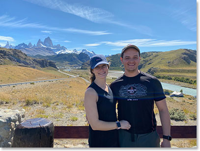 Rachel and Ryan in El Chalten